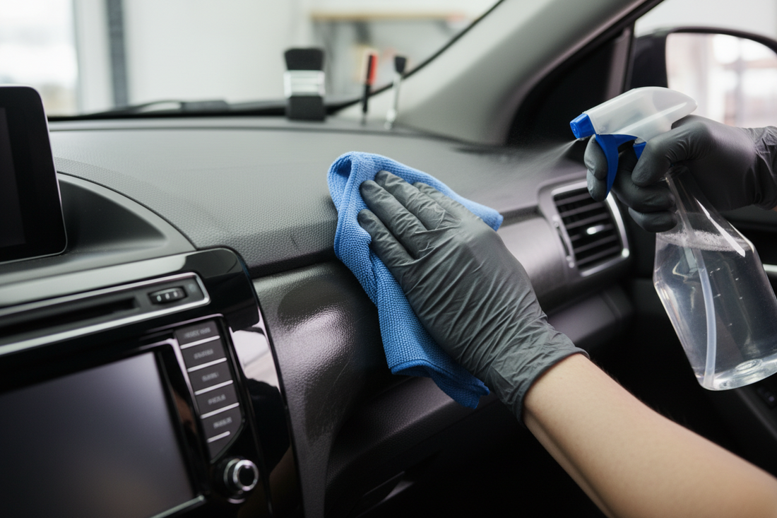 Cu ce se curata plasticul auto